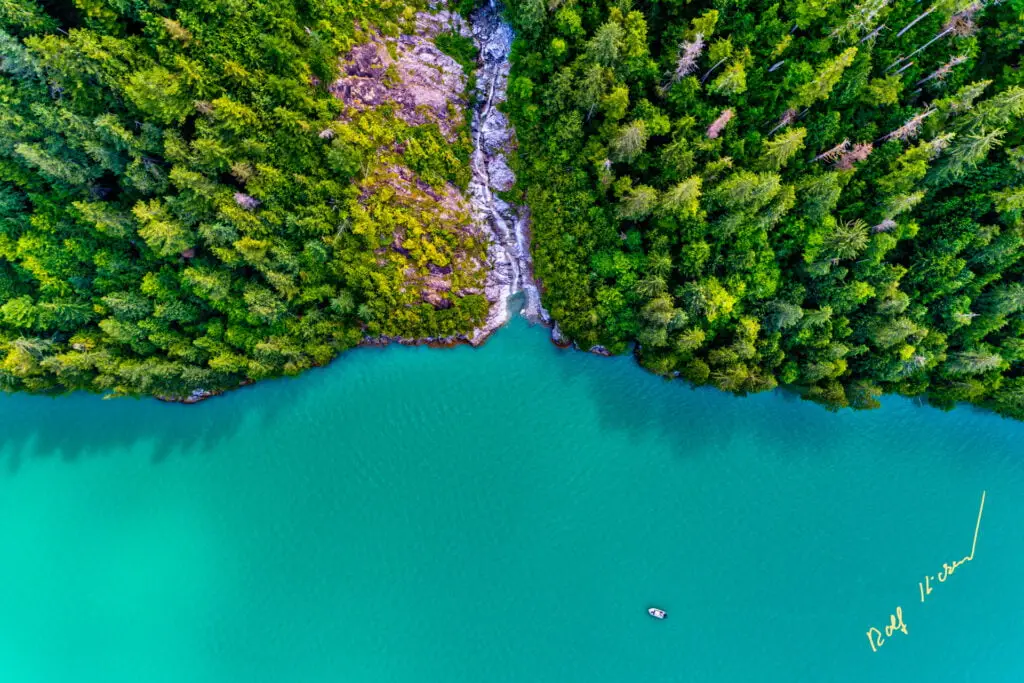 Aerial View Knight Inlet